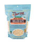 Bob's Red Mill Organic Quick Cooking Rolled Oats - 16 Oz Resealable Package - Buy Online on GoSupps.com