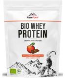 Alpenpower Bio Whey Protein Apple Strudel 500g - 100% Natural CFM Protein Powder with Organic Alpine Milk - No Additives - Buy Online on GoSupps.com
