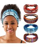 4 Pieces African Wide Boho Headbands for Women | Stylish & Unique African Headbands - Buy Online on GoSupps.com