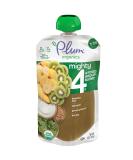 Plum Organics Baby Food Pouch | Mighty 4 | Banana, Kiwi, Spinach, Greek Yogurt & Barley | 4 Ounce | 6 Pack | Organic Food Squeeze for Babies, Kids, Toddlers - Buy Online on GoSupps.com