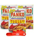 Kikkoman Panko Style Coating Gluten-Free 8 Ounces (Pack of 3) - By The Cup Swivel Spoons - Buy Online on GoSupps.com
