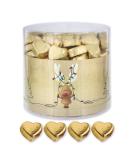 G nthart 150 Gold Chocolate Hearts with Nougat Filling | Christmas Give Away | Premium Chocolate Gifts (1.2 kg) - Buy Online on GoSupps.com
