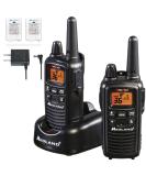 Midland LXT600VP3 FRS Two-Way Radio - 30 Mile Range Walkie Talkie 121 Privacy Codes NOAA Weather Alert - 2 Pack, Black - Buy Online on GoSupps.com