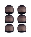 6 Pack Hair Network Nylon Wig Caps - Elastic & Breathable Wig Cap Set (Black) for Comfortable Wig Wear - Buy Online on GoSupps.com