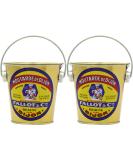 Fallot Dijon Mustard in Metal Gift Bucket 450g Bundle of 2 - Premium French Mustard Selection for Gifting and Cooking - Buy Online on GoSupps.com