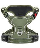 Shop Heele Adjustable Dog Harness - Reflective & Anti-Train for Running | Lockable Snap Lock - Green M Size (38-71cm) - Best for International Shipping - Buy Online on GoSupps.com