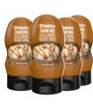 Diablo Salted Caramel Dessert Sauce | Sugar Free | Gluten Free | Diabetic Friendly | Hamper Available - Perfect for Gifting | 360g Salted Caramel 1.44 kg (Pack of 1) - Buy Online on GoSupps.com