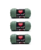 Red Heart Super Saver Light Sage Yarn - 3 Pack, 198g/7oz, Acrylic, 4 Medium, 364 Yards - Knitting/Crochet Solid Color - Buy Online on GoSupps.com