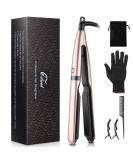 Culwad Smooth Iron Hair Straightener - 25mm Ceramic Plate Digital Display Dual Voltage Automatic Shut-Off - Rose Gold - Buy Online on GoSupps.com