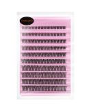 Premium Natural Look False Eyelashes | D Curl Synthetic Fiber Cluster Lashes | Reusable Lengthening Extensions by PANLOPU (8/10/12/14/16mm - Buy Online on GoSupps.com