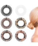 6 Pcs Flexi Comb Headband for Women Girls Plastic Circle Zig-zag Hairband Stretch Hair Comb Headband 6 Colors - Buy Online on GoSupps.com