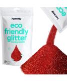 Eco-Friendly Biodegradable Glitter - Hemway 100g Red Holographic | Vegan Cosmetic Safe Sparkle for Face Eyes Body Hair & Nails - Buy Online on GoSupps.com