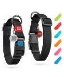 Waudog Waterproof Adjustable Dog Collar - Durable & Stylish Collars for Big Dogs Small Dogs & Puppies with Secure Plastic Lock - Buy Online on GoSupps.com