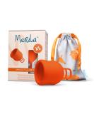 Merula Cup XL Fox (Orange) - Best Menstrual Cup for Heavy Days | Shop Internationally - Buy Online on GoSupps.com