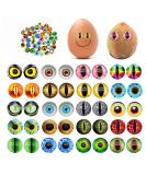 100PCS 10mm Self Adhesive Dragon Eye Wiggle Eyes - DIY Craft Sticker for Kids and Classroom Decoration - Buy Online on GoSupps.com