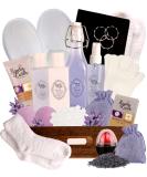 Luxury Mother's Day Gift Basket - Lavender Pampering Spa Set for Relaxation & Self-Care | All-Inclusive Meditation Gifts for Her - Buy Online on GoSupps.com