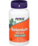 Now Foods Selenium 200mcg - 90 Vcaps | High Quality & Potent Antioxidant Support - Buy Online on GoSupps.com