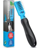 Bluepet PROFI DEFOUTION CAMM for dogs and cats |Depreciation hooks |Delay knife |Delimitation hard cat |Knot distant cat |Disposation ridge dog |Removed matters and knots - Buy Online on GoSupps.com