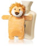 Mouji Premium Lion Hot Water Bottle for Kids | 0.75L Cuddly Heating Toy | Cozy Heat Bottles for Children & Adults | Animal Bed Warmth & Comfort - Buy Online on GoSupps.com