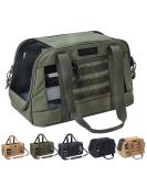 VEAGIA Cat Carrier - Airline Approved Soft Pet Travel Bag for Medium Cats & Small Dogs - ArmyGreen - Buy Online on GoSupps.com