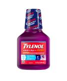 Tylenol Cold + Flu + Cough Night Liquid Medicine with Acetaminophen, Wild Berry, Grabe, 8 Fl Oz - Buy Online on GoSupps.com