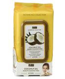 Coconut Oil Makeup Cleansing Wipes | Gentle Effective & Eco-Friendly | Best International Shipping - Buy Online on GoSupps.com