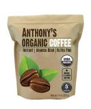 Anthony's Organic Instant Coffee 14oz - Ultra Fine Microground | Gluten Free Arabica | Non GMO - Buy Online on GoSupps.com