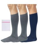 360 RELIEF - Flight Compression Socks Supports | Blood Circulation Travel Work 3XL 2Grey+1Blue - Buy Online on GoSupps.com