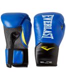 Everlast Elite Pro Style Training Gloves - Blue - 14 oz - Buy Online on GoSupps.com