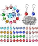 120-Piece Birthstone, Flower, and Bling Charms Set for Jewelry Making - 12 Colors - Buy Online on GoSupps.com