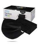 Biwisy 50PCS Black 3-Ply Disposable Face Masks â€“ Breathable & Comfortable - Buy Online on GoSupps.com