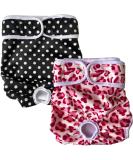 High-Suction Washable Dog Diapers for Bitches - 2 Pack | Ultimate Leak Protection - Buy Online on GoSupps.com