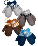 SATINIOR 4 Pairs Fleece Toddler Mittens with String - 1-3 Years | Winter Lined Infant Mittens for Baby Kid Toddler - Buy Online on GoSupps.com