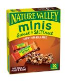 Nature Valley Mini Granola Bars Dark Chocolate Peanut Almond 20 ct - Healthy Snack Pack - Buy Online on GoSupps.com