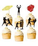 30-Piece Boxing Match Cupcake Toppers | Sport Party Decorations | Colorful Cake Attachments - Buy Online on GoSupps.com