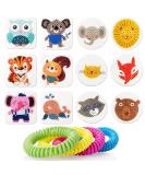 180 Pack Natural Mosquito Patches Stickers + 4 Bracelets | Plant-Based Insect Repellent for Kids & Adults | Indoor Outdoor Travel Protection - Buy Online on GoSupps.com