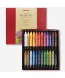 Mungyo 24-Piece Water-Soluble Oil Pastel Set - Assorted Colors - Buy Online on GoSupps.com