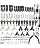 YaHoGa 143 PCS Zipper Repair Kit with Install Plier - Ideal for Bags, Jackets, Tents, Backpacks, Sleeping Bags - Buy Online on GoSupps.com