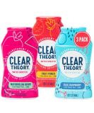 Clear Theory Water Flavoring Drops  Electrolytes Drink Mix  Water Enhancer Liquid  Flavored Hydration for Kids  Vegan  Gluten Free  Low Calories  Stevia  Variety Pack  3 Pack  1.62 Fl Oz Bottles 1.62 Fl Oz (Pack of 3) - Buy Online on GoSupps.com