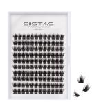 Individual 14mm D Curl Cluster Lashes Set for DIY Eyelash Extensions - Natural & Mega Styles - Soft False Lashes for Personal Makeup - W10# - 120 Clusters - Buy Online on GoSupps.com