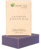 Organic Lavender Goats Milk Soap Bar - 4.5 oz, Gentle Face & Body Cleanser - Buy Online on GoSupps.com