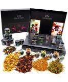 Hallingers Pink Elche Tea Advent Calendar | Handmade Vegan Gluten-Free | Perfect Mother's & Father's Day Gift | 24 Tea Set in Screw Glasses - Buy Online on GoSupps.com