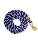 Premium Lead Rope for Horses - Stylish Tie Rope for Pony Donkey & Goat (Black-Purple) | Durable & Versatile - Buy Online on GoSupps.com