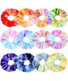 Kavya hair tie girl scrunching hair tie ladies tie-dye hair bands girls elastic braid rubber women 12 pieces soft hair accessories - Buy Online on GoSupps.com