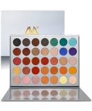 Portshade 35-Color Matte Eyeshadow Palette - High Pigment Vegan Creamy Colorful Shimmer & Matte Shades - Perfect for Green Red Gold Pink Nude Yellow Blue Looks - International Shipping Available - Buy Online on GoSupps.com