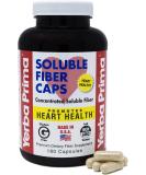 Yerba Prima Soluble Fiber Formula Capsules 180 Count - Premium Dietary Fiber Supplement | Gluten Free Non-GMO | Made in USA - Buy Online on GoSupps.com