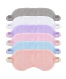 SATINIOR 6 Pack Plush Eye Masks for Girls and Adults - Soft, Comfortable Blindfold Set for Sleep and Eye Protection - 4.1x8.3 Inches - Buy Online on GoSupps.com