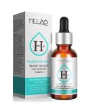 Hyaluronic Acid Serum with Vitamin C & Ceramide | Hydrating Smoothing Firming | 1 Fl Oz - Best for Dry & Sensitive Skin - Dermatologist-Tested - Buy Online on GoSupps.com