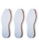 Pedag Summer | Terry Cotton Sockless Insoles | Barefoot Inserts | Handmade in Germany | Absorbs Sweat & Controls Odor | Wear Without Socks | Washable | US Women 8/ Men 5/ EU 38 | White | 3 Pair US Women 8/ Men 5/ EU 38 3 pairs White - Buy Online on GoSupps.com