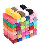 40 Yards Fold Over Elastic Solid Color Trim Elastic 40 Colors Ribbon Sewing Stretch Elastic Foldover Elastic Ribbon Band for Baby Girls Hair Bow DIY Craft Hair Ties Headbands - Buy Online on GoSupps.com